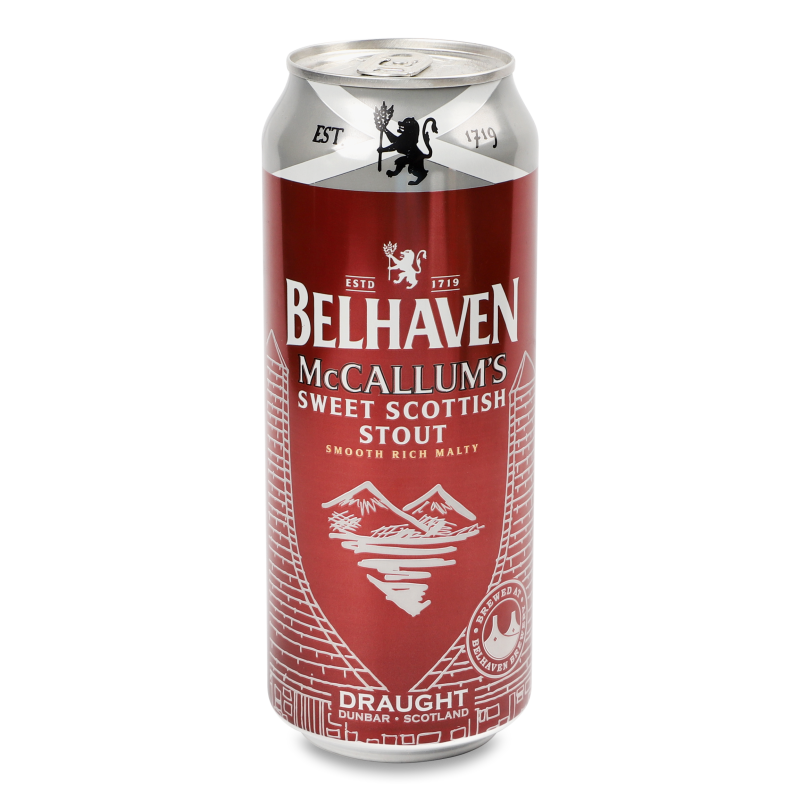 Пиво Belhaven McCallum's Stout темне з/б