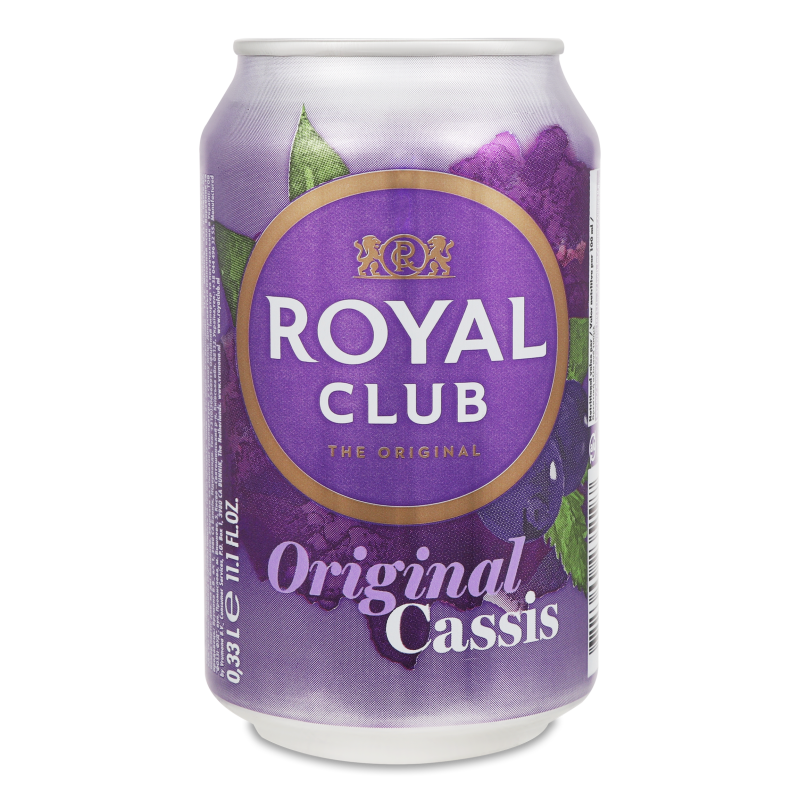 Напій Royal Club «Чорна смородина» безалкогольний газований